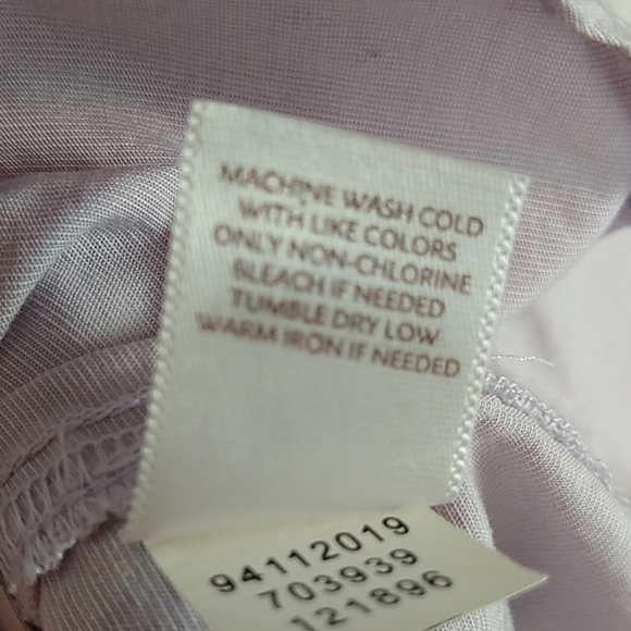 J.Jill Relaxed Button Front Lavender Purple Blouse - Picture 8 of 9